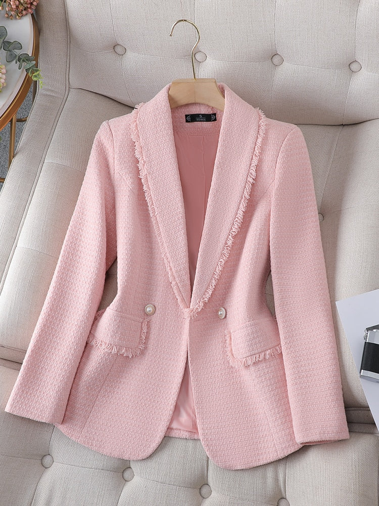 Elegante Blazer voor Dames Slim Fit Design
