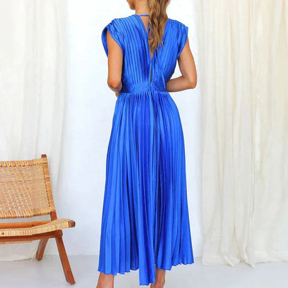 Elegante Plooirok voor Vrouw Jurk met Plooien