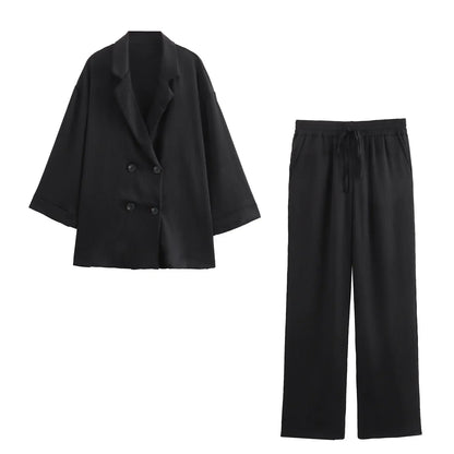 Blazer Set Dames - Elegant Casual Pak voor Vrouw