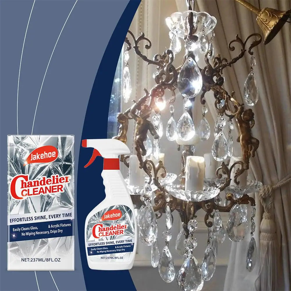 Lamp & Glas Reinigingsspray – Voor Kristallen Lampen, Glas en Metaal