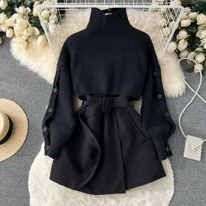 Dames Gebreide Set Warm en Stijlvol