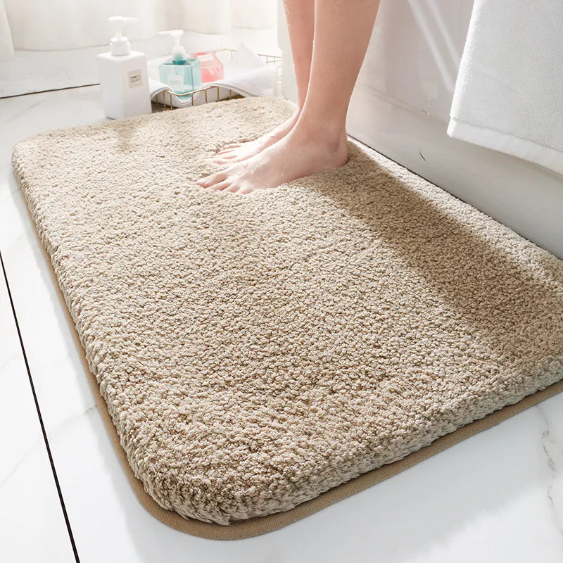 Badmat Microvezel Dik 40x60 50x80 60x90 cm Grijs Badkamer Antislip Absorberend Zachte Badkamermat Wasbaar Douchemat
