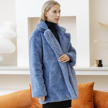 Dames Imitatiebontjas Warm en Stijlvol voor Herfst en Winter
