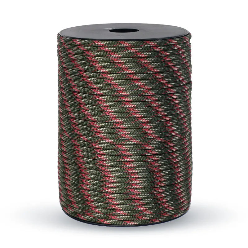 Paracord 550 Survival Touw 100 Meter 9 Kern 4mm Militaire Kwaliteit Outdoor Camping