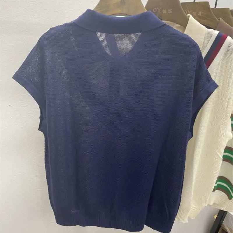 Zomer Polo Shirt HorizonElegance Lichte Kleur