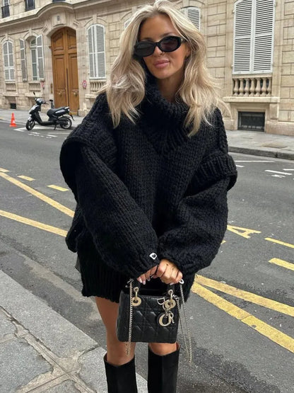 Oversized Trui Gebreide Zacht en Comfortabel voor Dames - StudioMarella