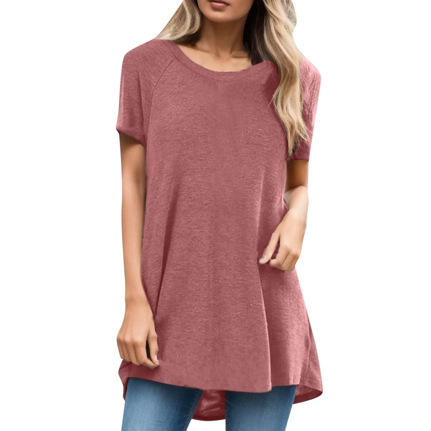 Dames Zomertop Casual Katoen T-Shirt
