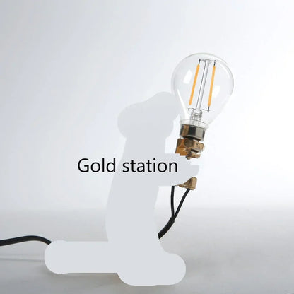 Decoratieve Muizenlamp Hars LED Verlichting Zittend of Liggend Wit Goud Zwart Tafel- en Nachtkastlamp voor Woonkamer Slaapkamer Kinderkamer