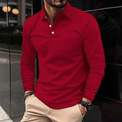 Mannen Polo Shirt Klassiek Wolfgang Wit Blauw