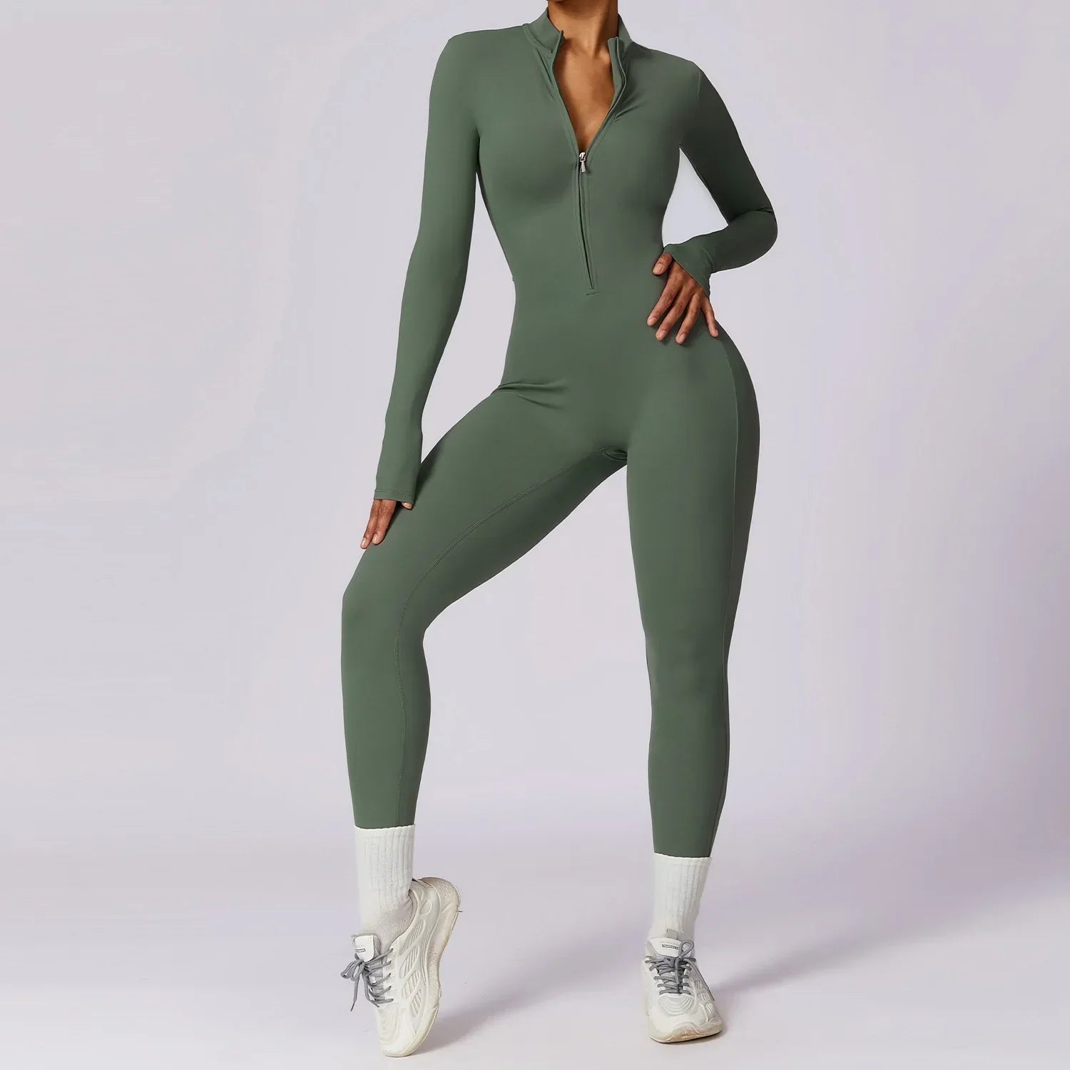 Jumpsuit Vrouw Sportief Naadloos Comfortabel - StudioMarella