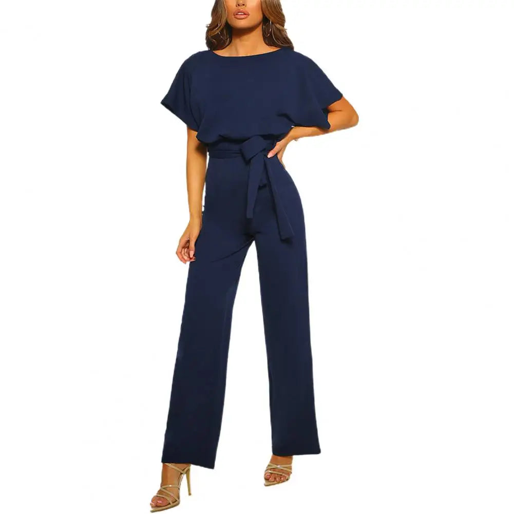Elegante Jumpsuit met Strakke Taille voor Vrouw - StudioMarella