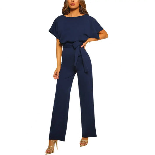 Elegante Jumpsuit met Strakke Taille voor Vrouw - StudioMarella