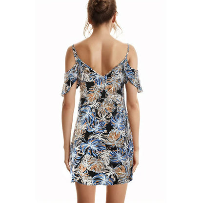 Mini Jurk Tropical Prints Zomerjurk