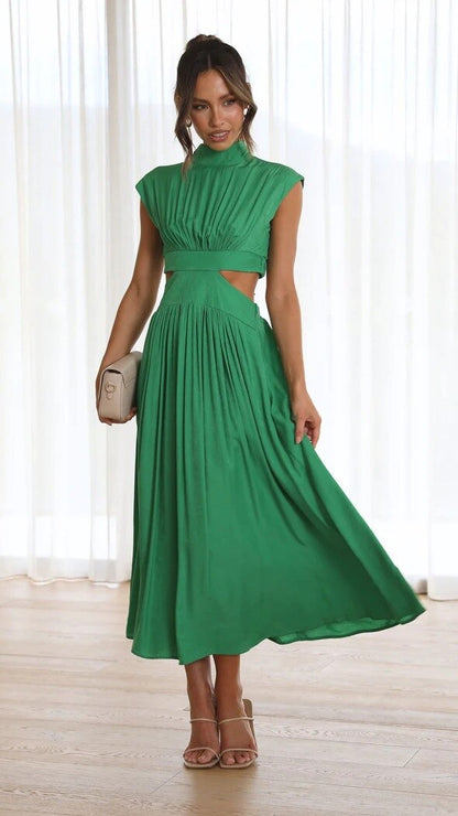 Vrouwelijke Zomerjurk Midi Jurk Elegante Mode