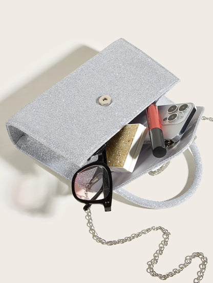 Avondclutch Satijn Gloed Clutch voor Feestelijke Gelegenheden