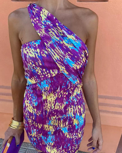 Dames Midi-jurk Elegante Pasvorm