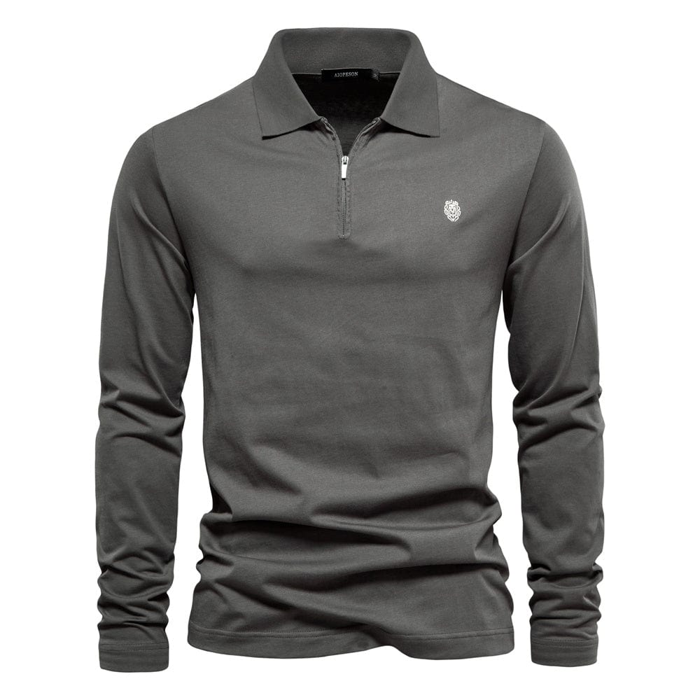 Mannen Poloshirt Slim Fit Klassieke Stijl