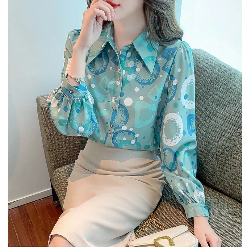 Vrouwelijke Blouse Elegante Mode Jurk Blouse