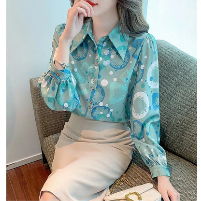 Vrouwelijke Blouse Elegante Mode Jurk Blouse