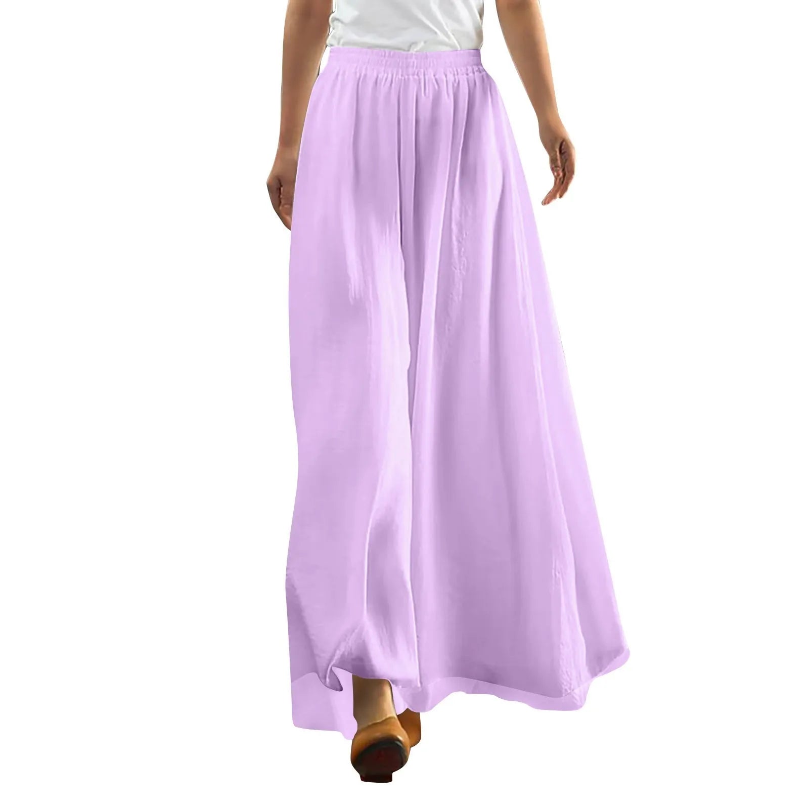 Wijde Broek Zomerse Comfortabele Stof - StudioMarella