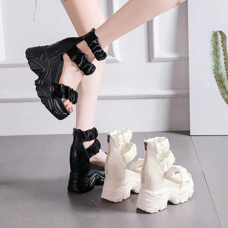 Rode Sandalen Zomer Collectie Comfortabele Slippers