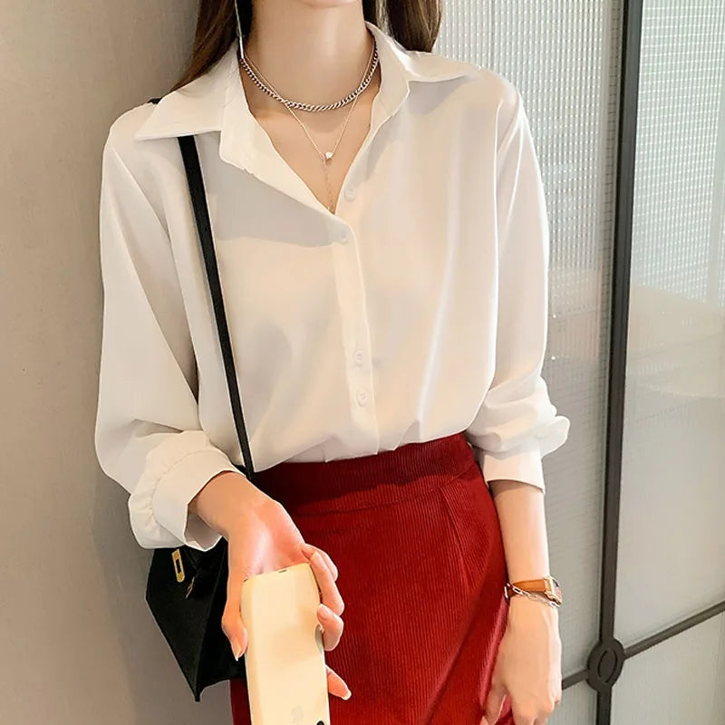 Vrouwelijke Lente Blouse Met Korte Mouwen