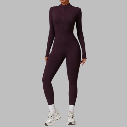Jumpsuit Vrouw Sportief Naadloos Comfortabel