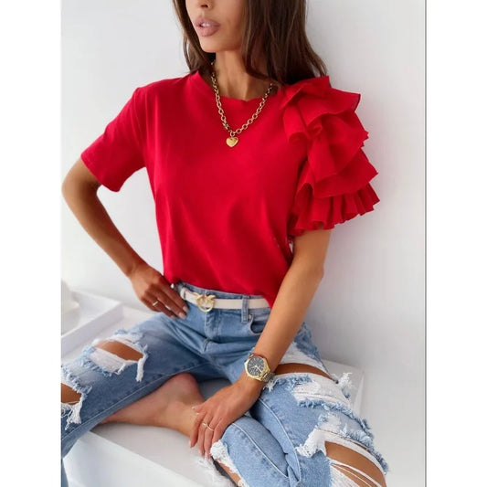 Elegante Horizon T-Shirt voor Mannen en Vrouwen - StudioMarella