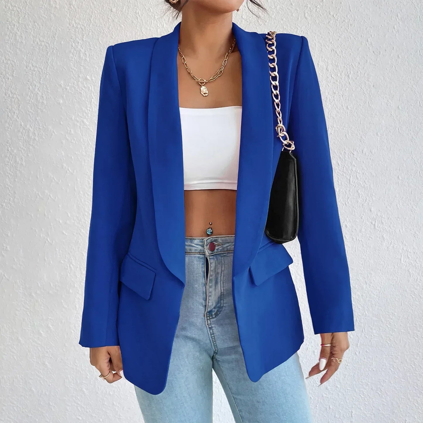 Dames Blazer Elegante Zakelijke Stijl