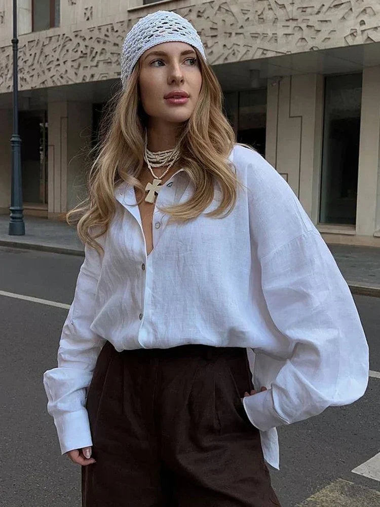 Dames Blouse Luchtig en Stijlvol Losvallend