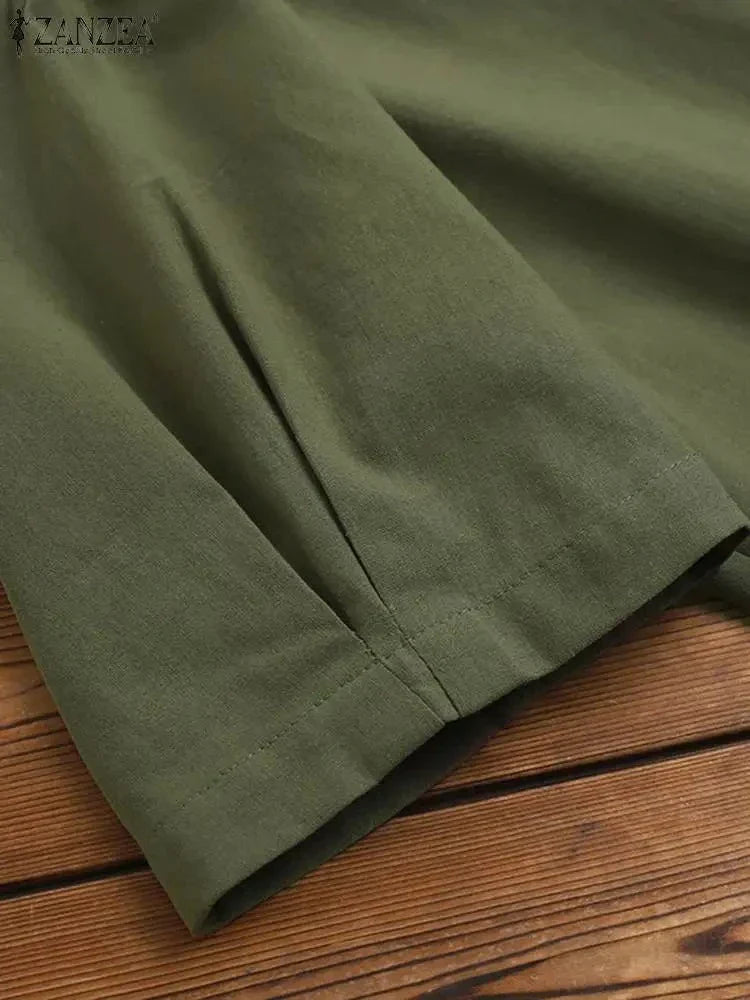 Vrouwelijke Zomerse Tuniek Losse Top Casual Kleding