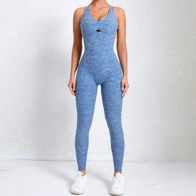 Dames Sportoverall Zonder Rug Comfortabel Sportoutfit