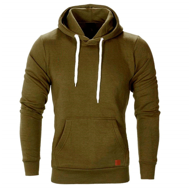 Heren Hoodie Zacht Casual met Buidelzak voor Dagelijks Gebruik