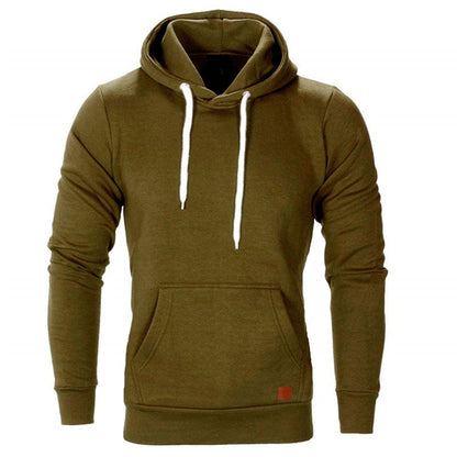 Heren Hoodie Zacht Casual met Buidelzak voor Dagelijks Gebruik