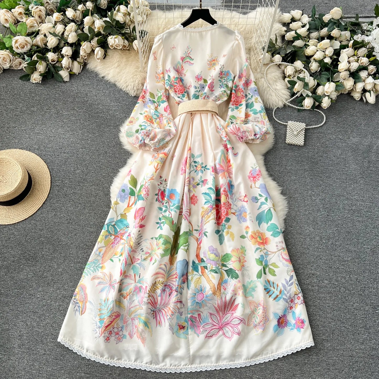 Retro Jurk voor Dames Elegante Vintage Stijl