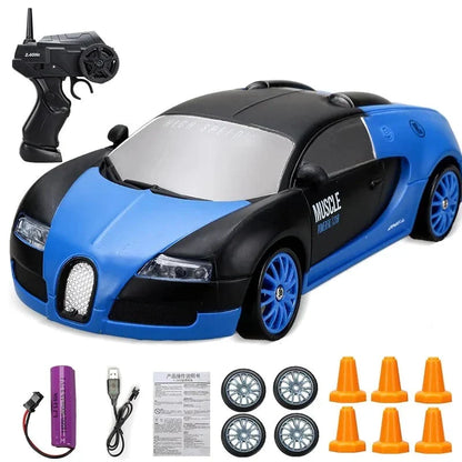 Minidrifter speelgoedauto RC-auto drift racer 2.4GHz afstandsbediening snelheid indoor outdoor kids jongens meisjes cadeau radiobestuurbare auto elektrisch voertuig