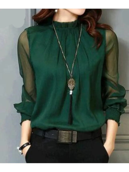 Zomer Blouse Vrouwelijk Chic Lichte Katoen - StudioMarella
