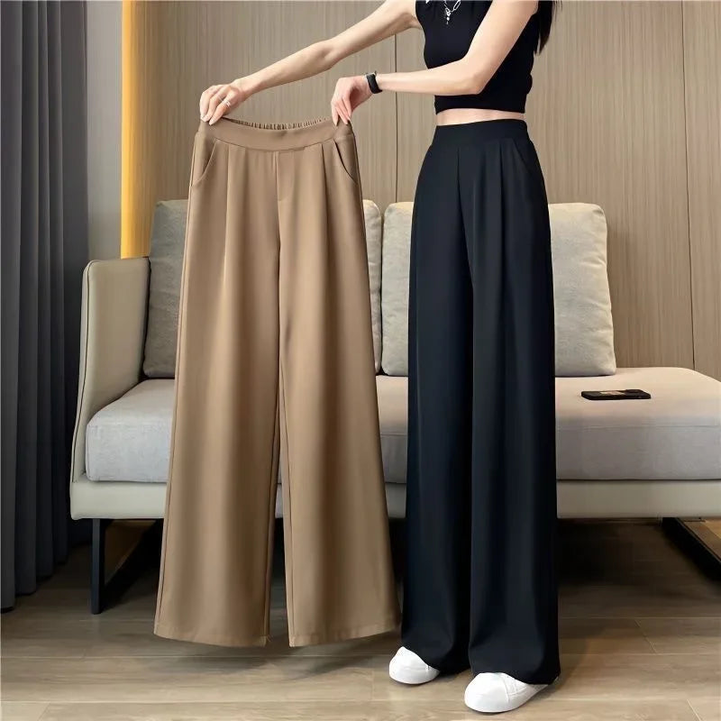 Dames Oversized Zomerbroek Grijs Bremen - StudioMarella