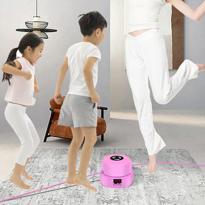 Automatisch Springtouw Fitness Systeem Oplaadbaar Verstelbare Snelheid Cardio Training