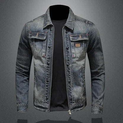 Vintage Jeans Jacket voor Mannen