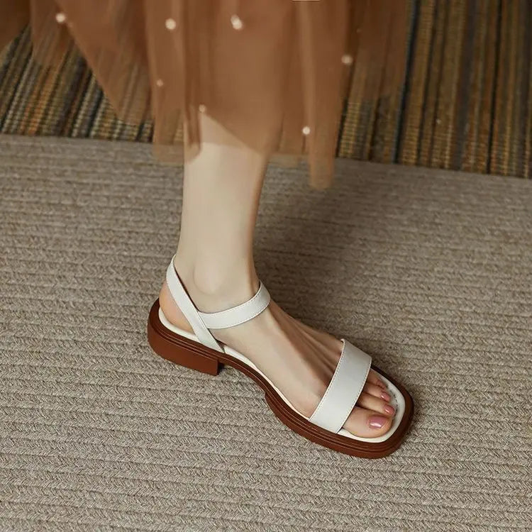 Luxe Zomersandalen Elegante Dameschoenen