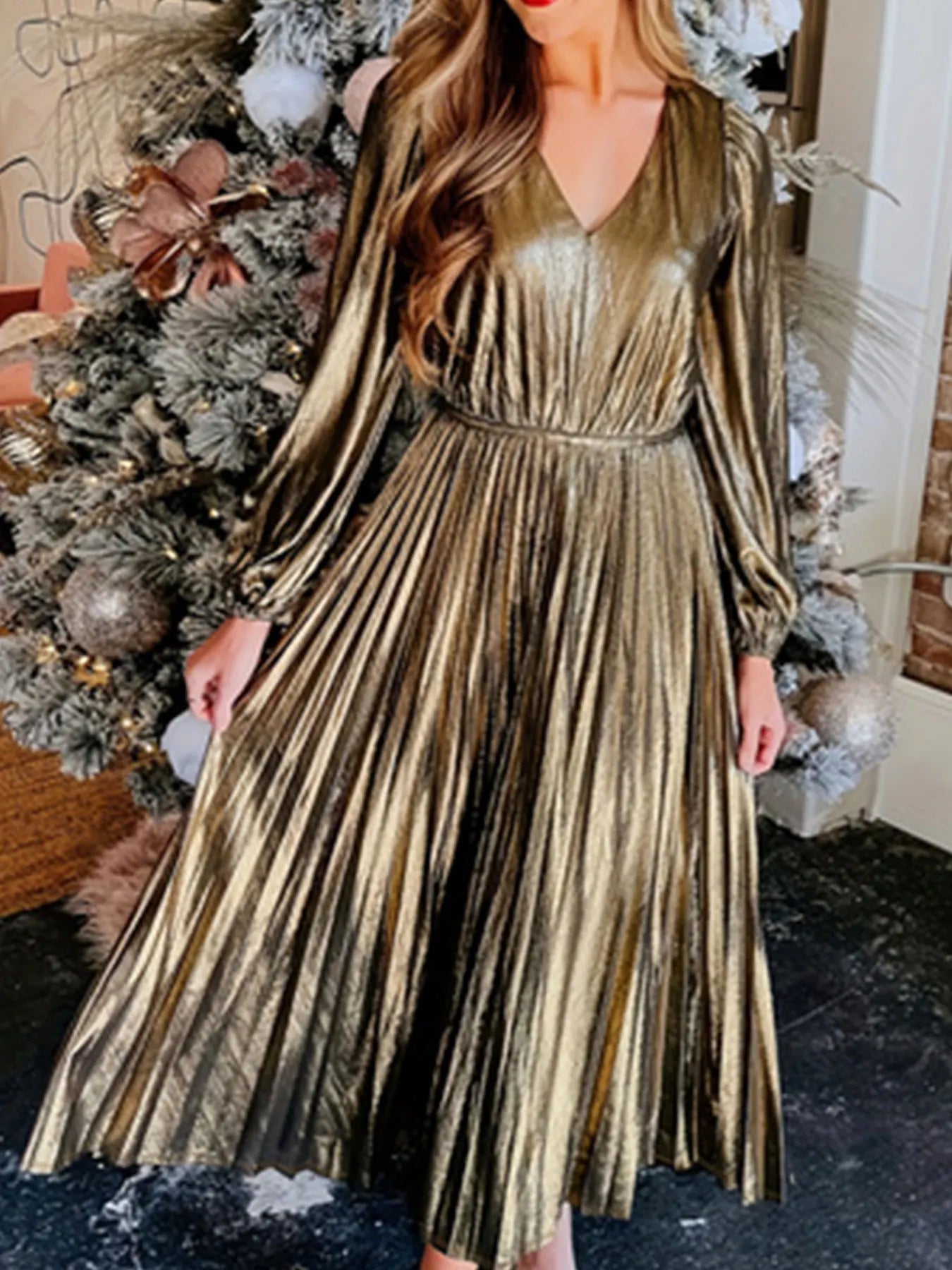 Plus Size Lente Jurk Glamour Rokjurk