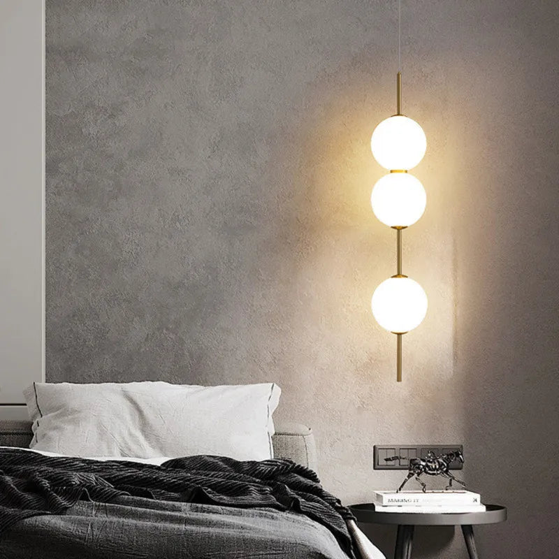 Moderne Glazen Hanglamp met 1, 2, 3 of 4 Lichtpunten – Eigentijds Design voor Slaapkamer, Eetkamer, Woonkamer