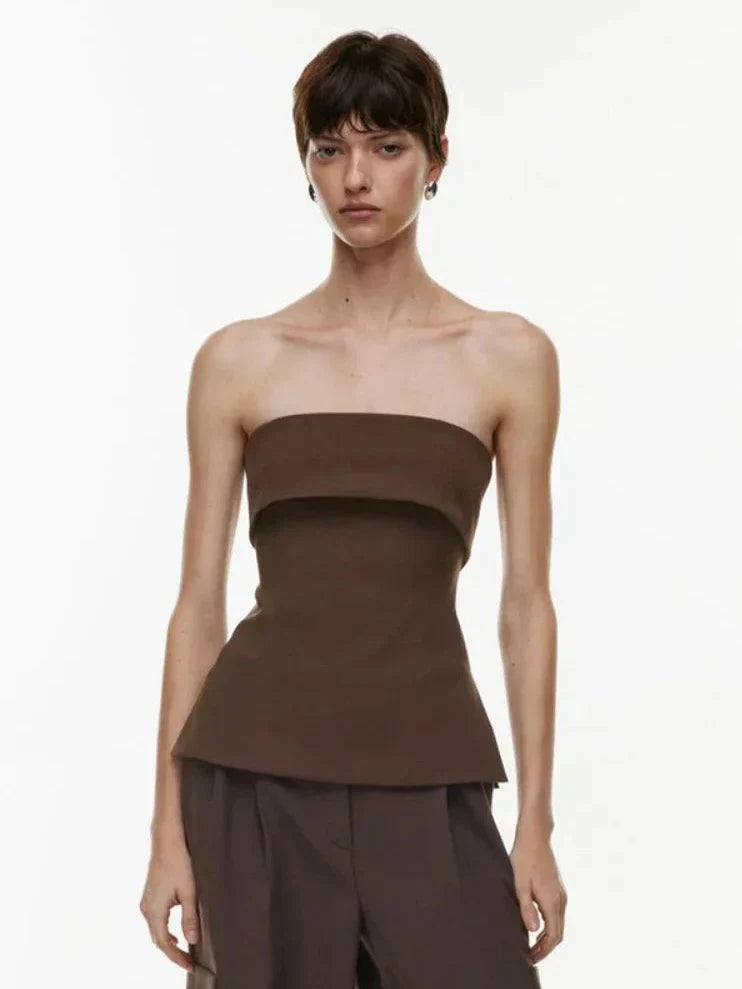 Bandeau Top Zonder Schouderbandjes Comfortabele Bh