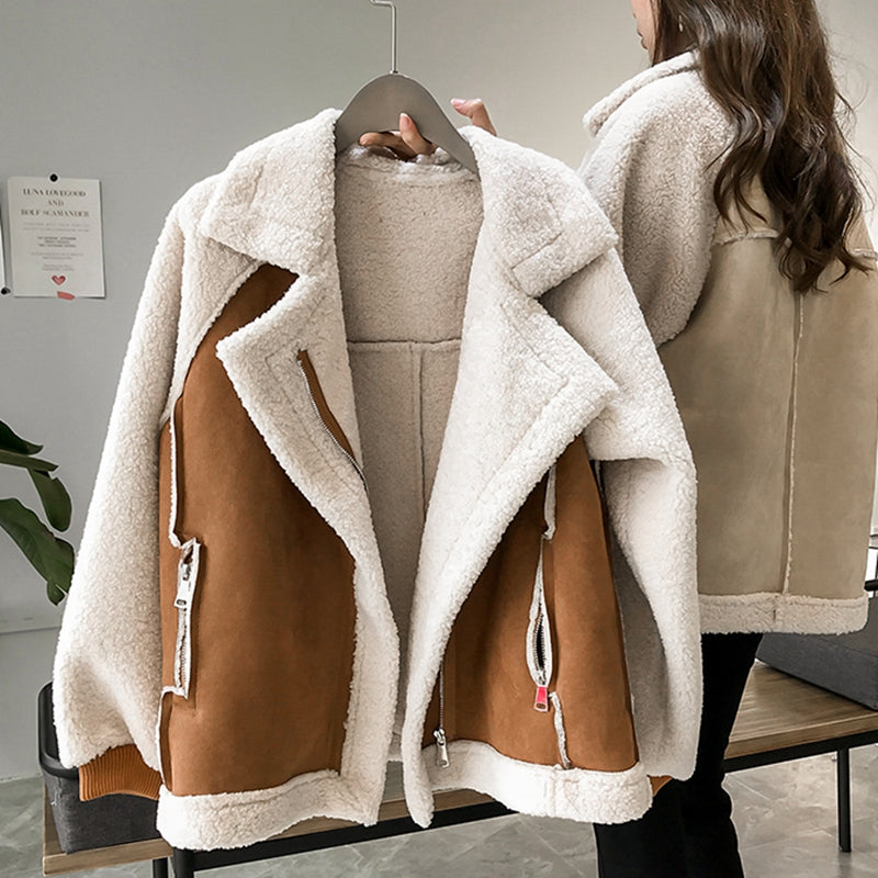 Leren Jasje Vintage Look Beverly Stijl