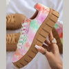 Sneakers Comfortabel Met Dikke Zool Stijlvol Canvas