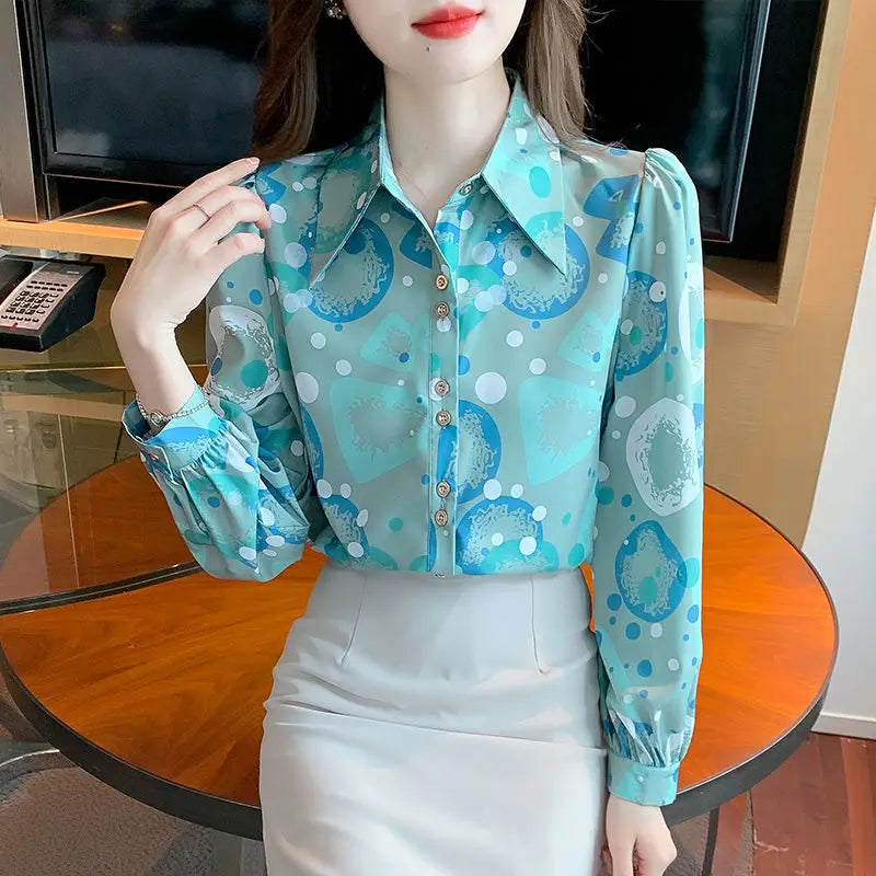 Vrouwelijke Blouse Elegante Mode Jurk Blouse - StudioMarella