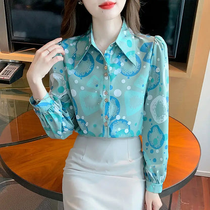 Vrouwelijke Blouse Elegante Mode Jurk Blouse - StudioMarella