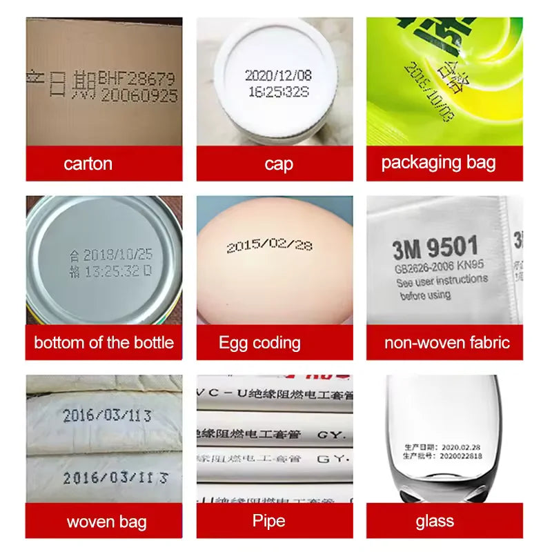 Draagbare Mobiele Inkjetprinter voor Etiketten en QR-Codes