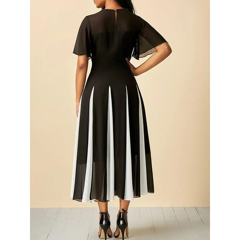 Midi Jurk Zomerse Vrouwelijke Stijl